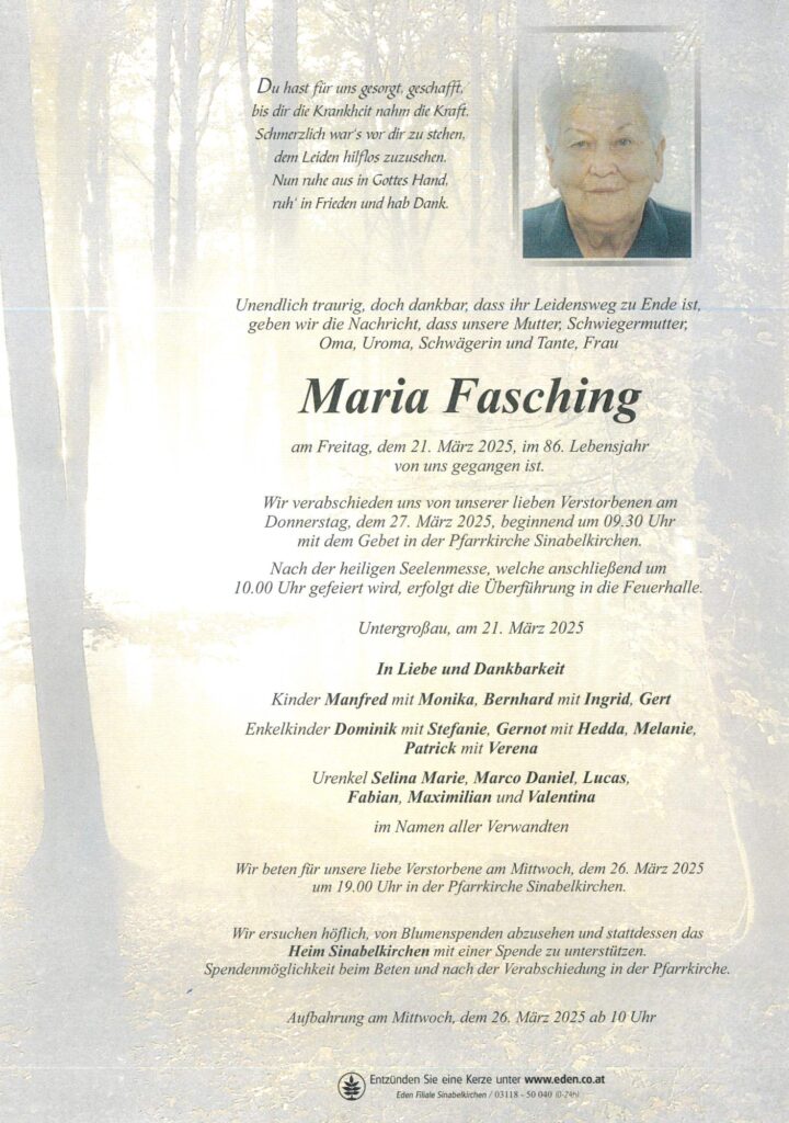 Maria Fasching