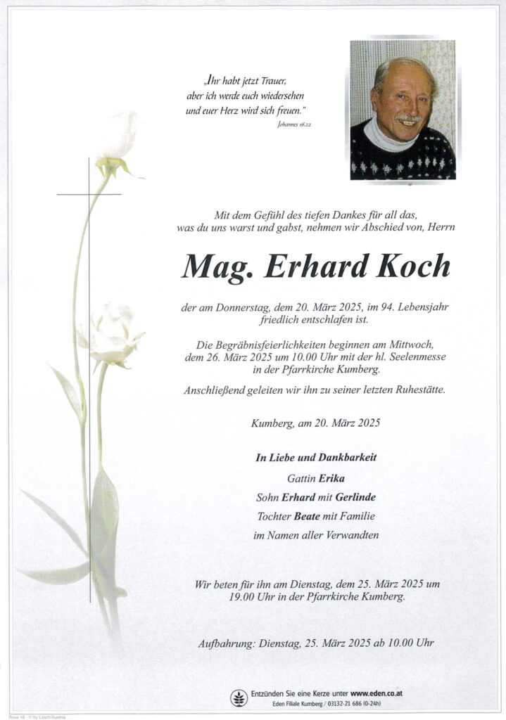 Mag. Erhard Koch