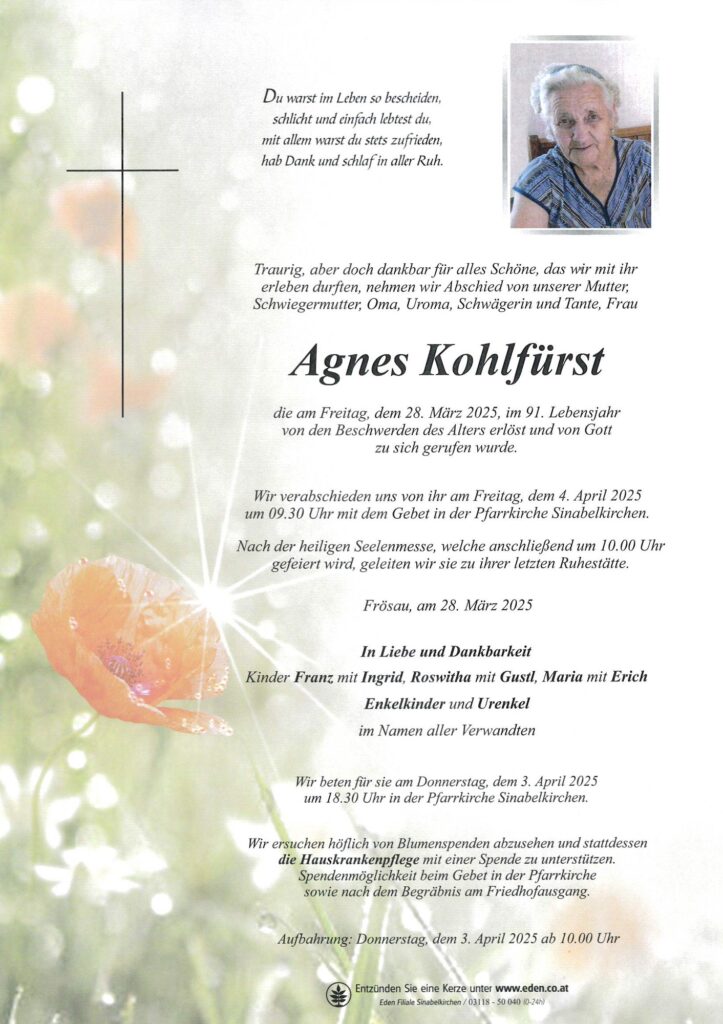 Agnes Kohlfürst