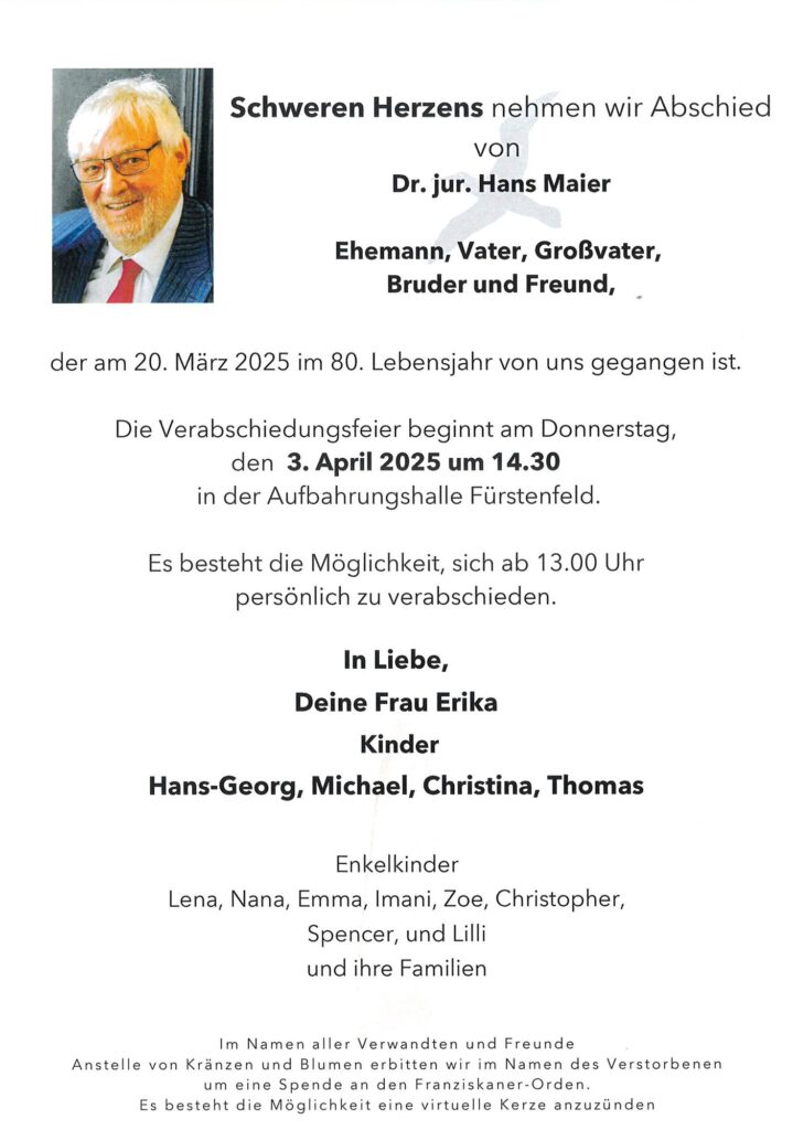 Dr. jur. Johann Maier