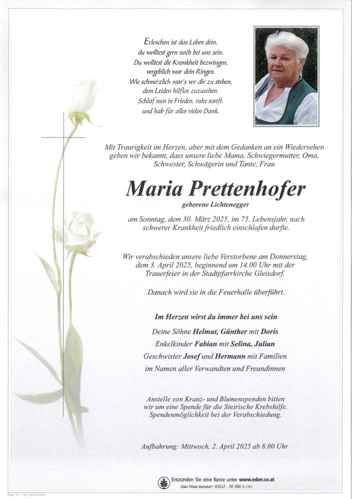 Maria Prettenhofer
