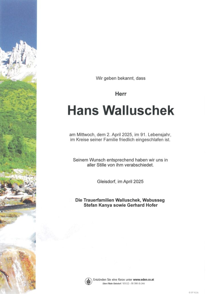 Hans Walluschek