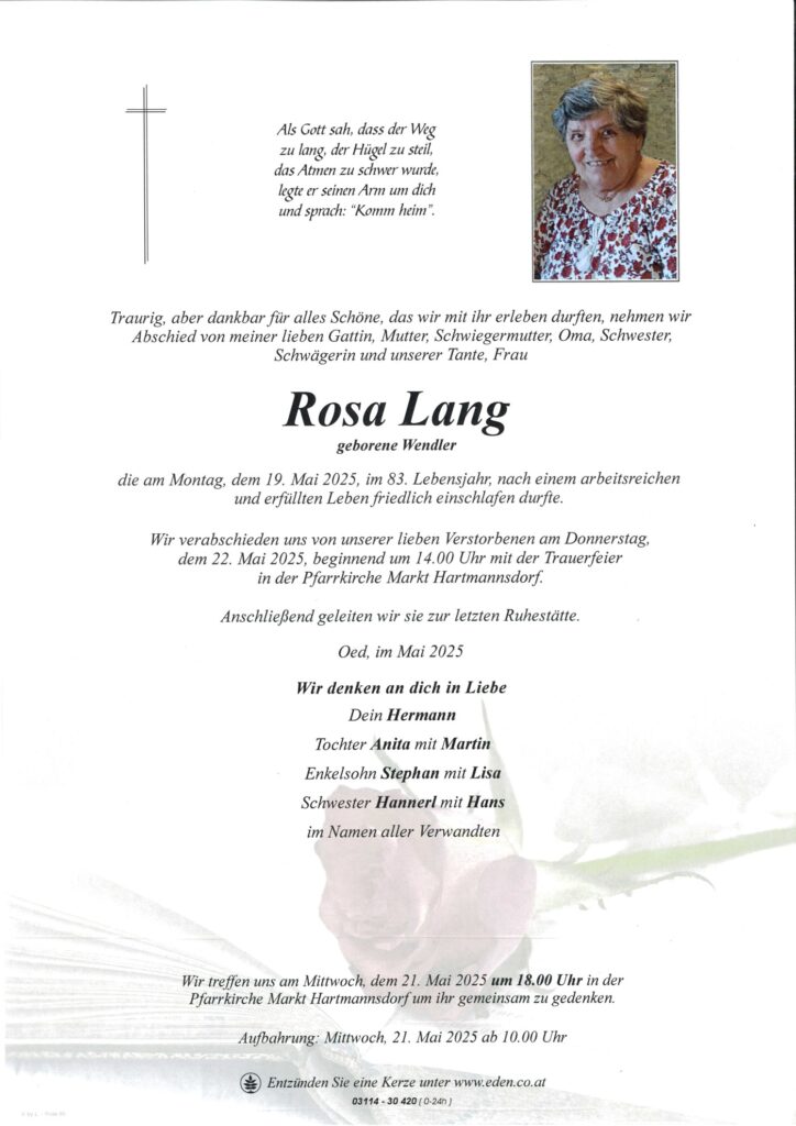 Rosa Lang