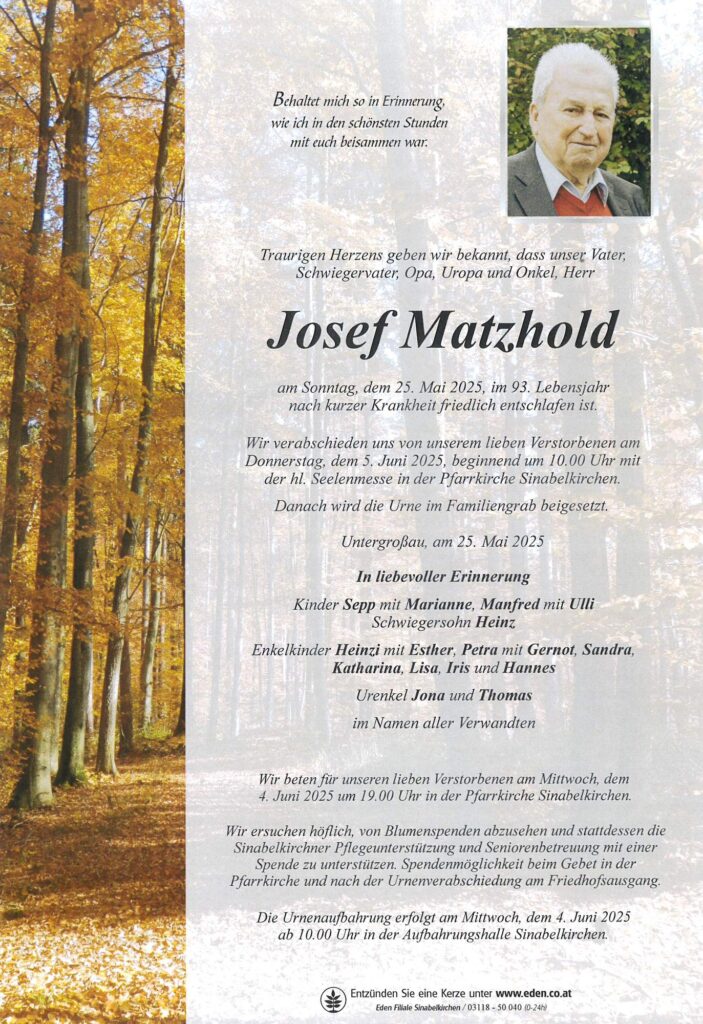 Josef Matzhold