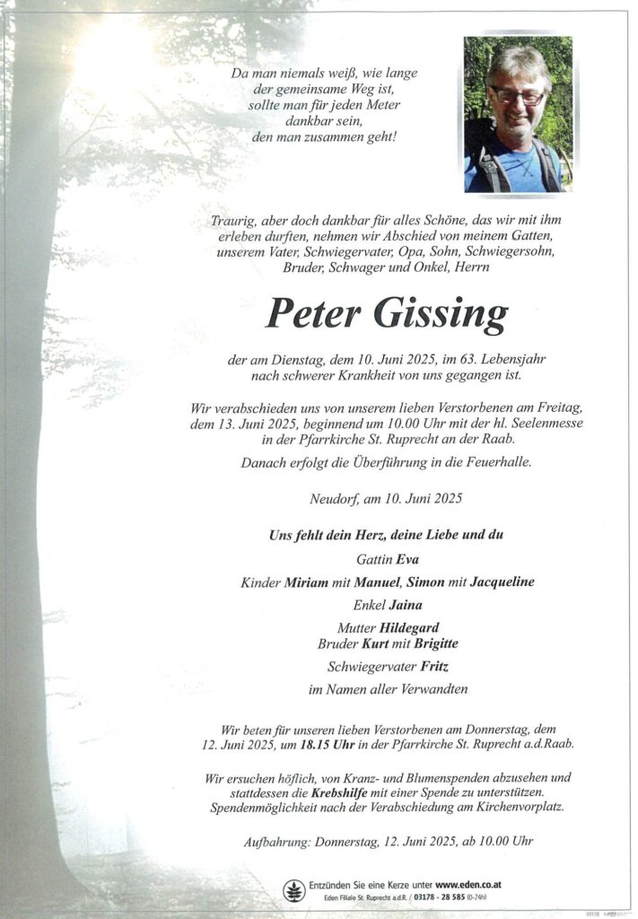 Peter Gissing