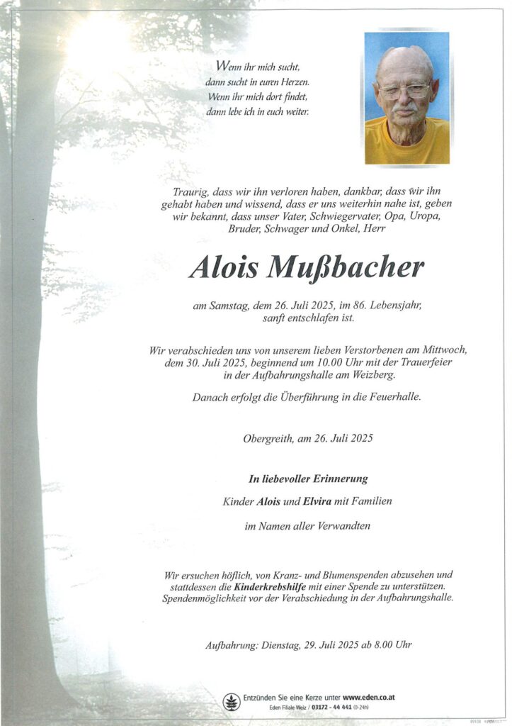 Alois Mußbacher