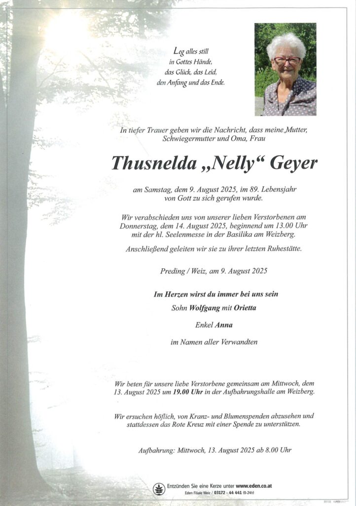 Thusnelda ,,Nelly“ Geyer