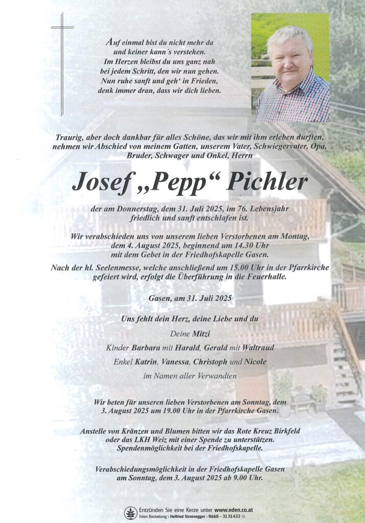 Josef ,,Pepp“ Pichler