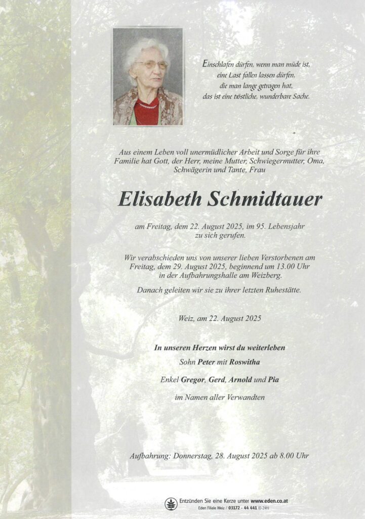 Elisabeth Schmidtauer