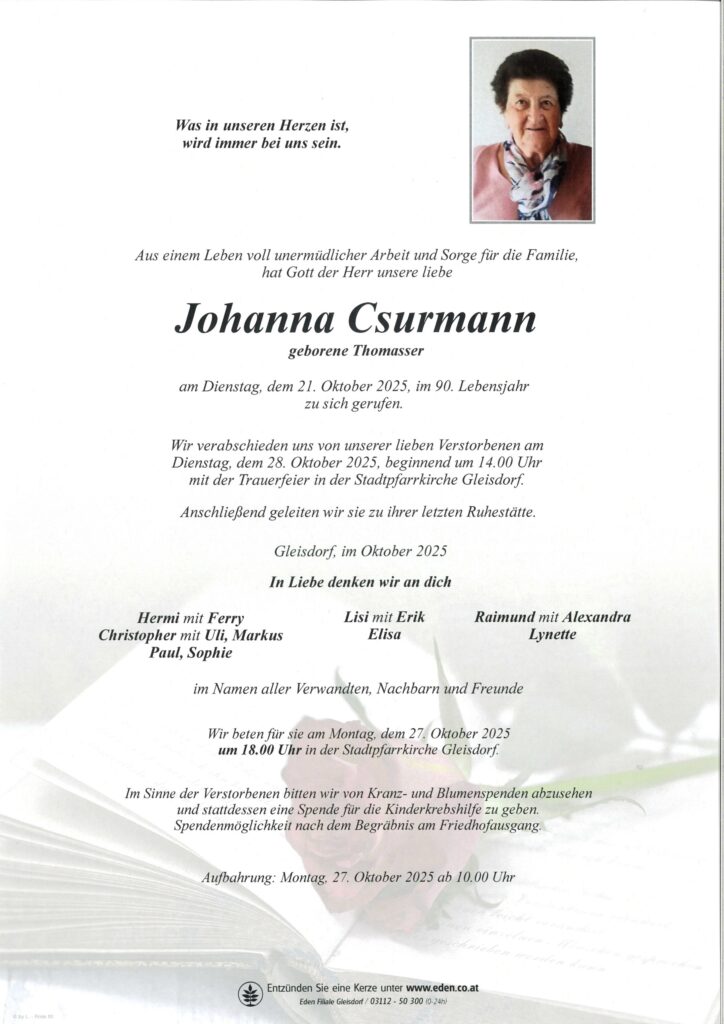 Johanna Csurmann