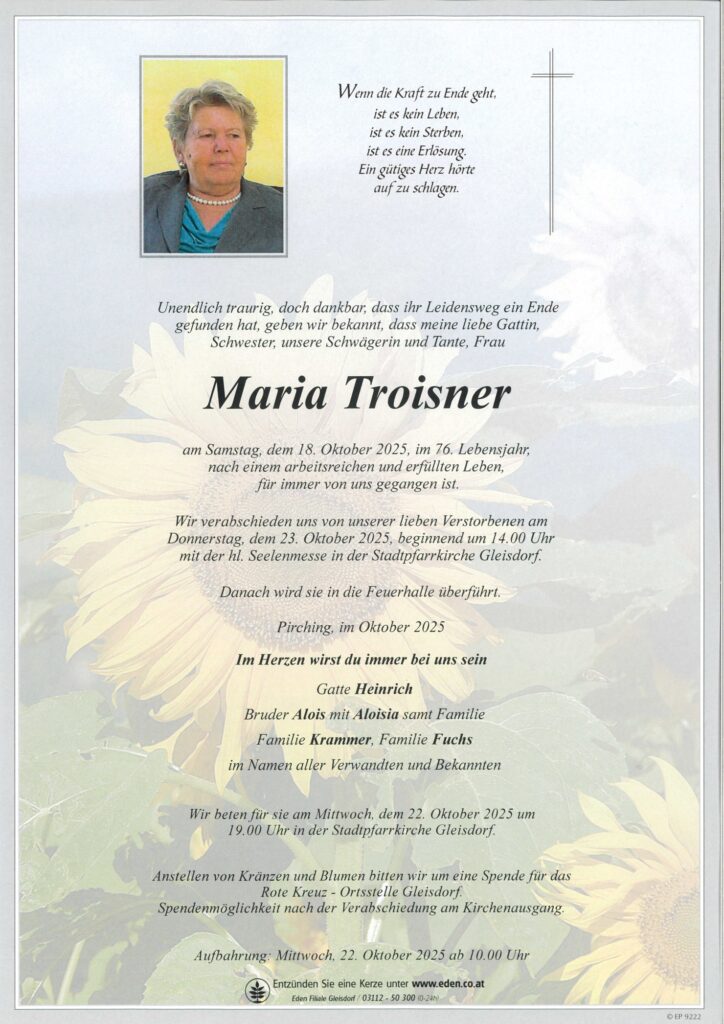 Maria Troisner