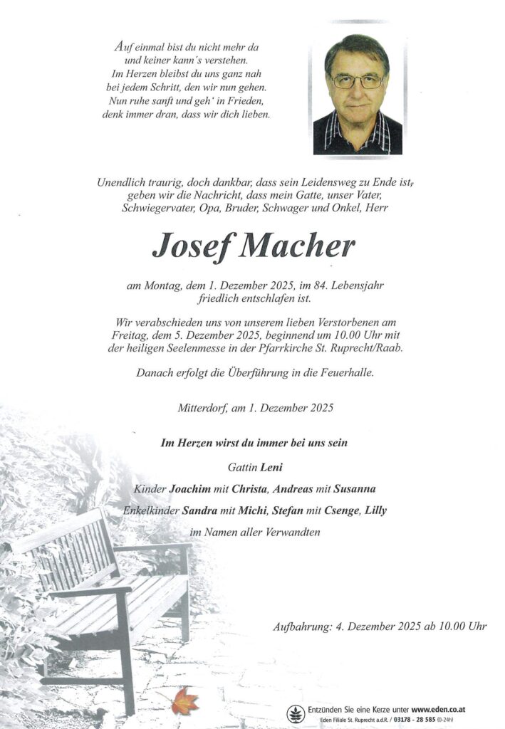 Josef Macher