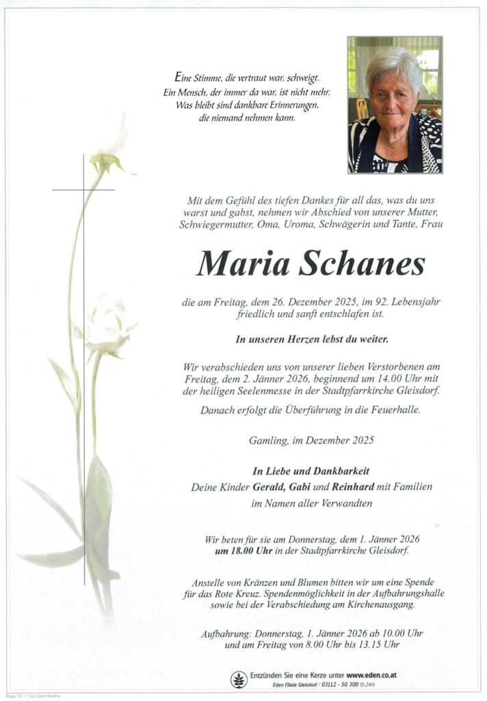 Maria Schanes