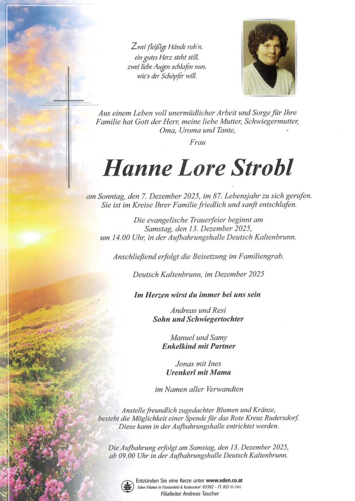 Hanne Lore Strobl
