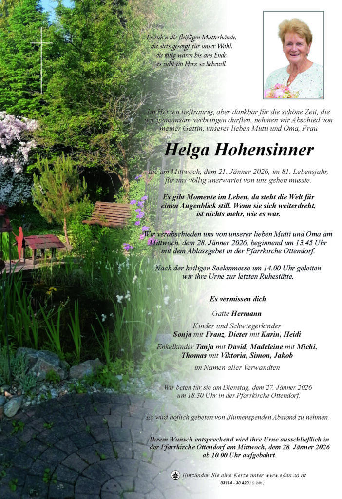 Helga Hohensinner
