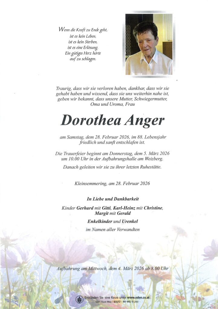 Dorothea Anger