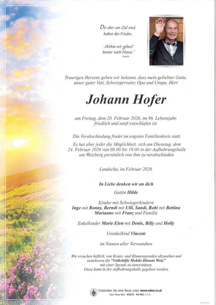 Johann Hofer