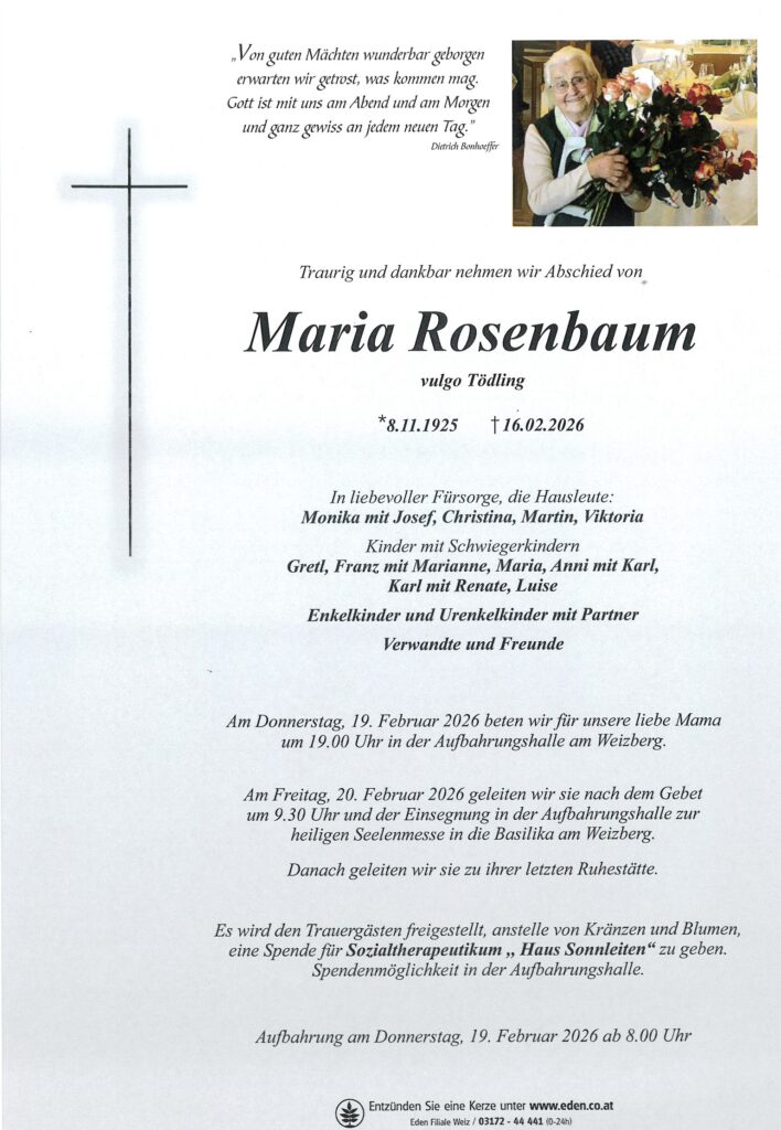 Maria Rosenbaum