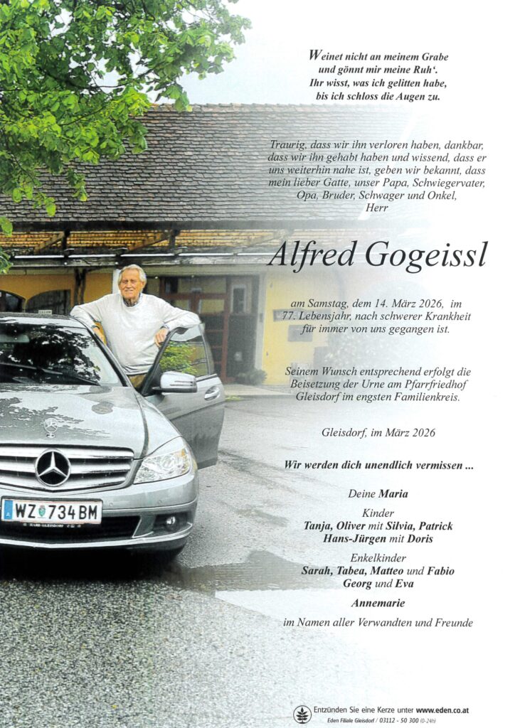 Alfred Gogeissl
