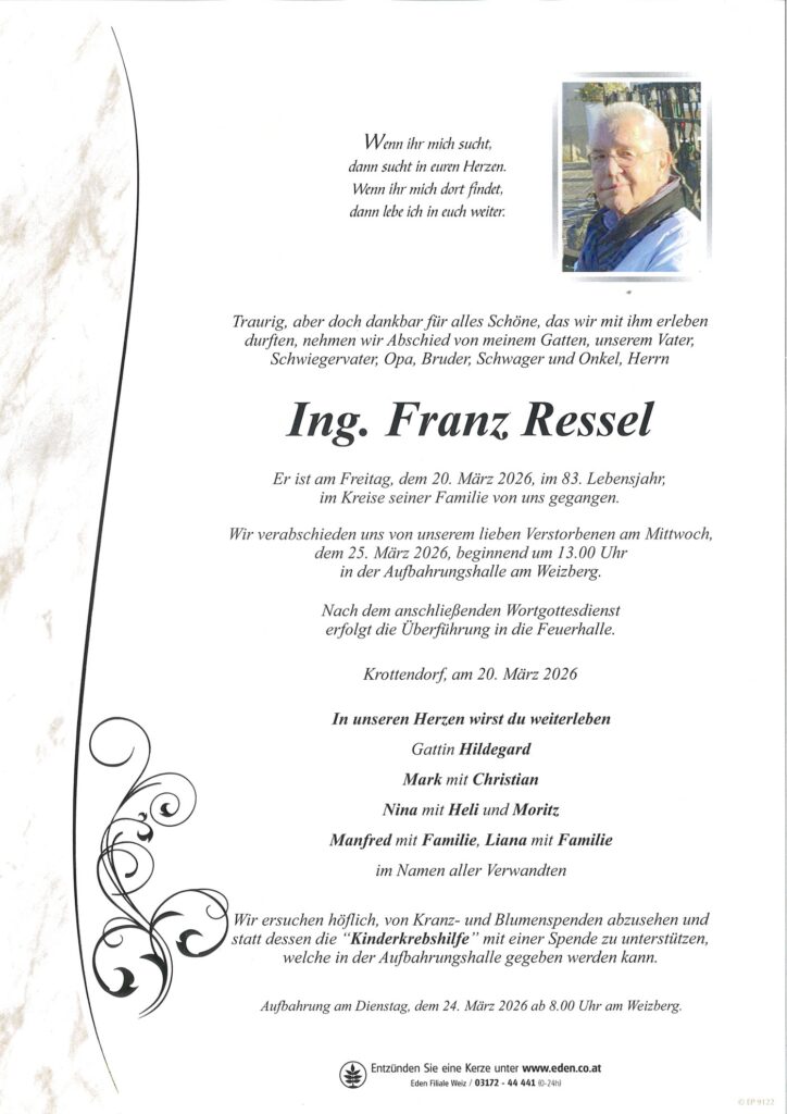Ing. Franz Ressel
