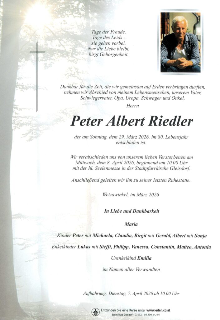 Peter Albert Riedler