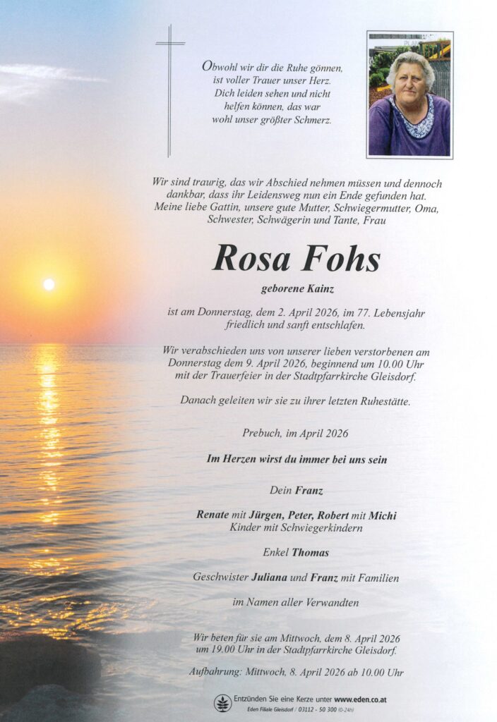 Rosa Fohs
