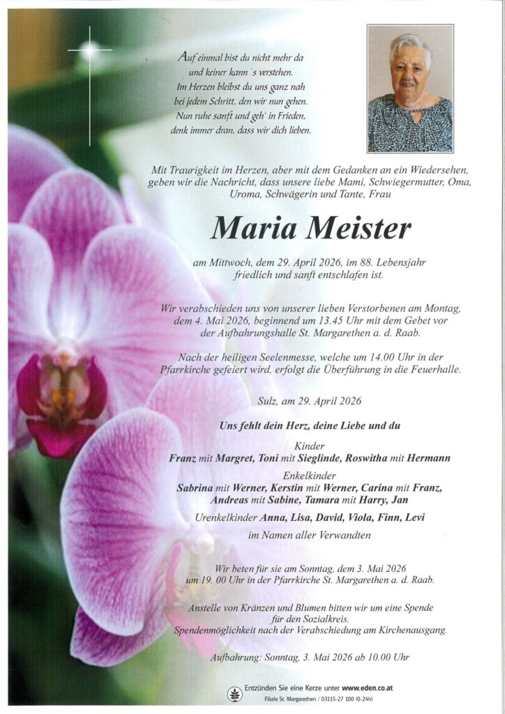 Maria Meister
