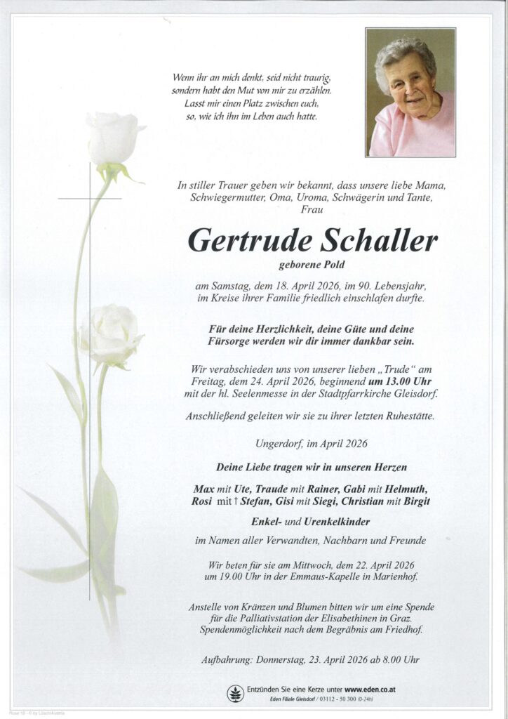 Gertrude Schaller