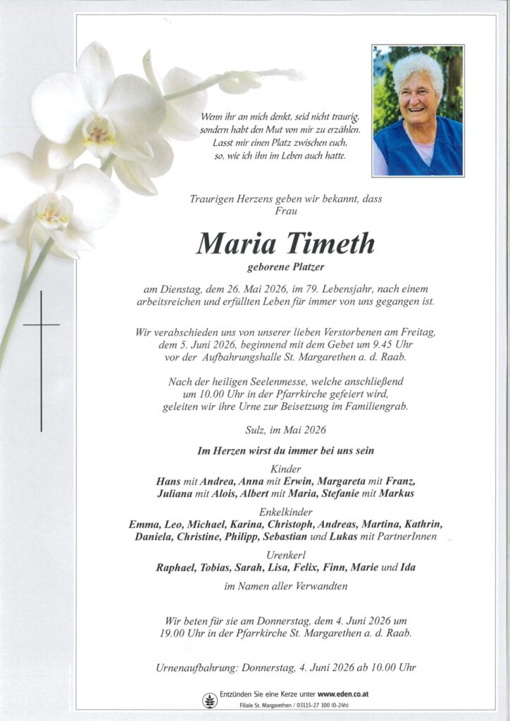 Maria Timeth