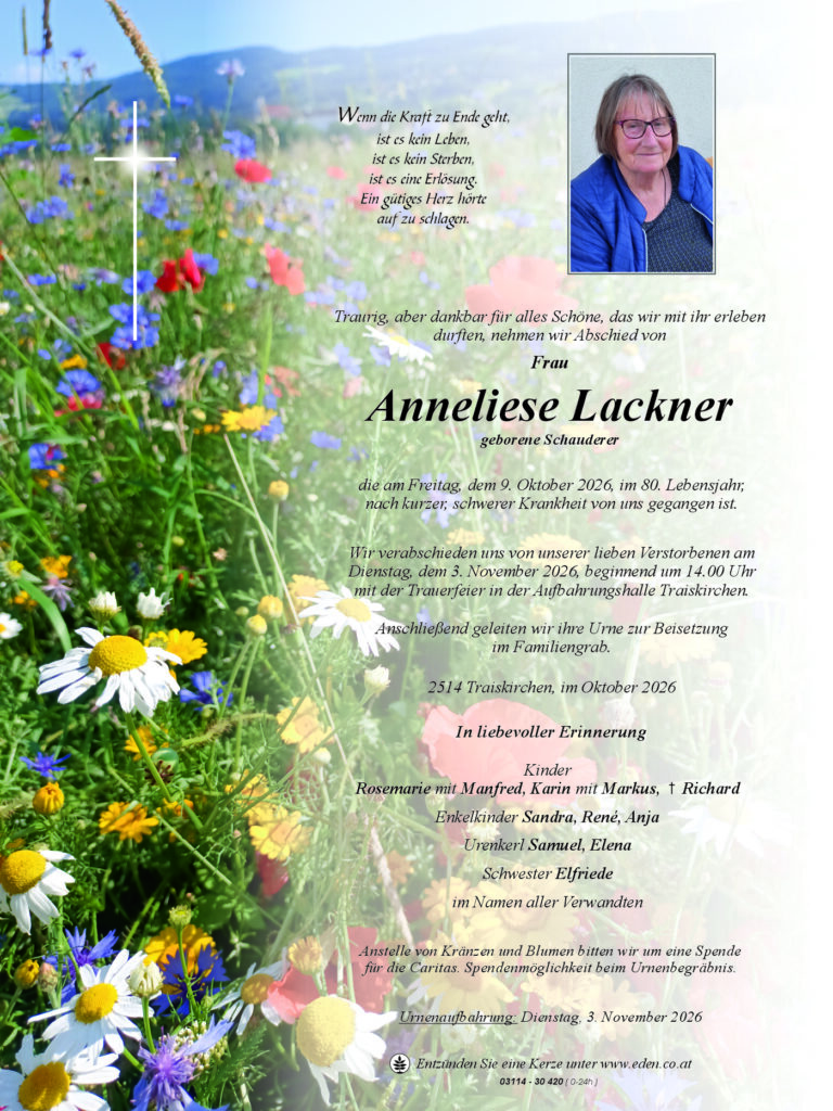 Anneliese Lackner