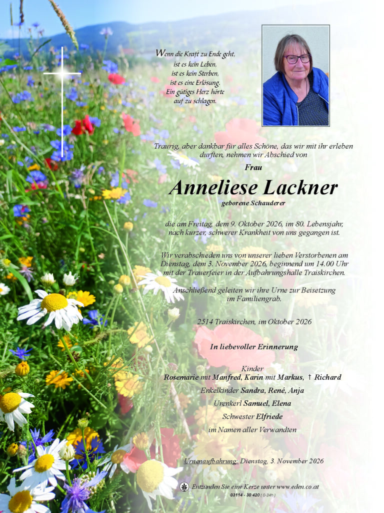 Anneliese Lackner