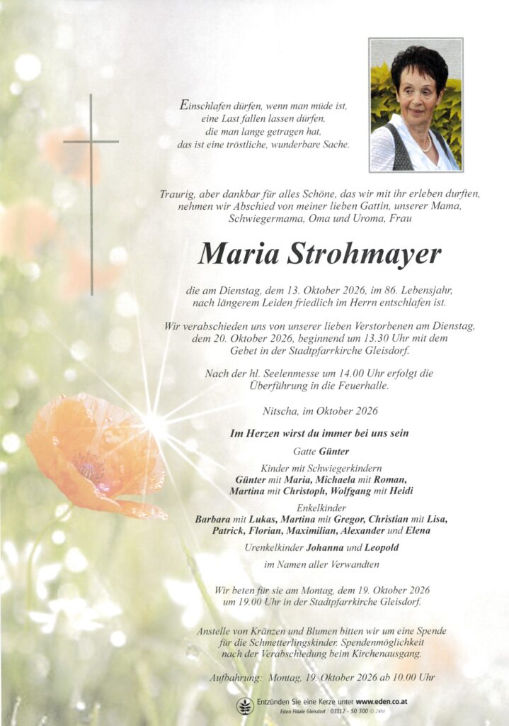 Maria Strohmayer