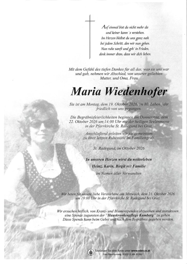 Maria Wiedenhofer
